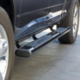 Aries Automotive 6 in. Oval Side Bars 4445044 Step Bars, Aluminum, Black Powdercoated, Gloss, 6.00 Diameter, 85.00 Length, Dodge, Pair thumbnail 2