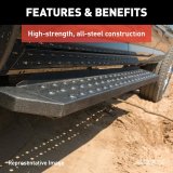 Aries Automotive RidgeStep Running Boards 2055553 Boards, Carbon Steel, Black Powdercoated, Textured, 6 1/2 in. Boards, 75.00 in. Length, Dodge, Pair thumbnail 5