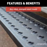 Aries Automotive RidgeStep Running Boards 2055553 Boards, Carbon Steel, Black Powdercoated, Textured, 6 1/2 in. Boards, 75.00 in. Length, Dodge, Pair thumbnail 6
