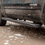 Aries Automotive 6 in. Oval Side Bars for 2002-2008 RAM 1500 - 4445013 Step Bars, Aluminum, Black Powdercoated, Gloss, 6.00 Diameter, 85.00 Length, Dodge, Pair thumbnail 2