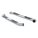 Aries Automotive 3 in. Round Side Bars 202009-2 Step Bars, Diameter, Stainless Steel, Polished, Toyota, Pair thumbnail 2