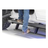 Aries Automotive ActionTrac Powered Running Boards for 2015-2025 CANYON, COLORADO - 3047904 Power Boards, ActionTrac, Aluminum, Black Powdercoated, Chevy, GMC, Crew Cab, Kit thumbnail 3