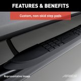 Aries Automotive 3 in. Round Side Bars 203046-2 Step Bars, Diameter, Stainless Steel, Polished, Ford, Pair thumbnail 4