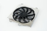 12 Inch 909 CFM CSF Electric Fan and Shroud Kit 2858F Radiator, Aluminum, Two Row, Fan, Spal, Black, Honda, Each thumbnail 8