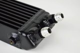 CSF Fluid Coolers 8066 Cooler, Dual-Pass, Plate Type, 5.0 in. Height, 22.0 in. Width, 2.3 in. Thick, -10 AN, Aluminum, Black Powdercoated, Each thumbnail 8