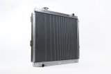 CSF Heavy-Duty All-Aluminum Radiators for 1995-2004 TACOMA - 7212 Radiator, Radiator, Downflow, 2 Row, Aluminum, Satin Finish, Transmission Cooler, Toyota, Each thumbnail 2