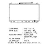 CSF Radiators 2621 Toyota Camry 2.2 L thumbnail 3