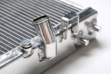 CSF Racing Radiators for 1992-2000 CIVIC, 1994-2001 INTEGRA - 2850K Radiator, Aluminum, Polished, Downflow, Engine Swap, use on Acura®, use on Honda®, Each thumbnail 3
