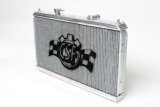 CSF Racing Radiators for 1992-2000 CIVIC, 1994-2001 INTEGRA - 2850K Radiator, Aluminum, Polished, Downflow, Engine Swap, use on Acura®, use on Honda®, Each thumbnail 4