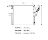 CSF Air Conditioning Condensers 10754 Condenser, Aluminum, Black, Dodge, Each thumbnail 1