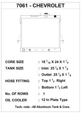 CSF Racing Radiators 7061 Radiator, Racing, Aluminum, Polished, Hummer, H3, H3T, Each thumbnail 9