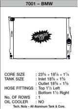 CSF Racing Radiators 7001 Radiator, Racing, Aluminum, Polished, BMW, 328, 330, Z4 Each thumbnail 5