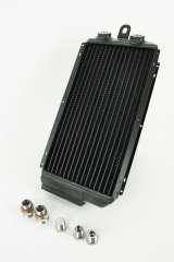 CSF Fluid Coolers for 1976-1989 911, 1978-1979 930 - 8168 Coolers, Oil Cooler, Aluminum, Black Powdercoated, Porsche, Turbo, Each thumbnail 1