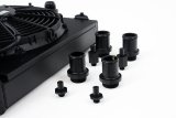 CSF Ultimate Half Radiators for 1992-2000 CIVIC, 2003-2006 LANCER - 2858XB Universal / Civic / Evo High-Performance Radiator Black Finish thumbnail 2