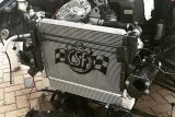 CSF Fluid Coolers for 2001-2006 M3, 2000-2003 M5 - 8032 Cooler, Engine Oil, Plate Type, Aluminum, Silver Powdercoated, BMW, Each thumbnail 7