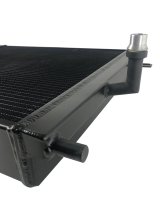 CSF Heat Exchangers 8131B Radiator, BMW B58/B48 Front Mount Exchanger w/ rock guard (BLACK) (Triple-pass) thumbnail 4