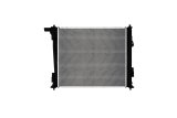 CSF Radiators 3875 Radiator, Aluminum/Plastic, Natural, Crossflow, Upper Driver Side Inlet, Lower Driver Side Outlet, Turbocharged, for Kia, Each thumbnail 1