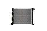 CSF Radiators 3875 Radiator, Aluminum/Plastic, Natural, Crossflow, Upper Driver Side Inlet, Lower Driver Side Outlet, Turbocharged, for Kia, Each thumbnail 3