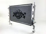 CSF Racing Radiators for 2015-2023 MUSTANG - 7072 Radiator, Racing, Aluminum, Polished, Ford, Mustang, 2.3L, EcoBoost, Each thumbnail 1