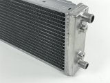 CSF Heat Exchangers 8030 Exchanger, Dual Pass, Aluminum, Polished, Drain Plug, Mounting Brackets, Each thumbnail 5