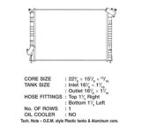 CSF Radiators for 2002-2007 COOPER - 3194 Radiator, OE Replacement, Aluminum/Plastic, Natural, Mini, Cooper S, Each thumbnail 1
