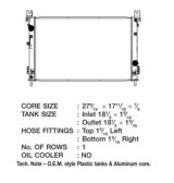 CSF Radiators 3590 Radiator, OE Replacement, Aluminum/Plastic, Natural, Chrysler, Pacifica, Each thumbnail 1