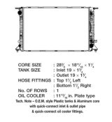 CSF Radiators 3519 Radiator, OE Replacement, Aluminum/Plastic, Natural, Audi, Each thumbnail 3