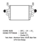CSF Intercoolers 6013 Intercooler, Aluminum, Black, Ford, Each thumbnail 1
