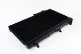 CSF Racing Radiators 7094B Radiator, CSF, Aluminum, Black, Downflow, 1 Row, Subaru, WRX, STI, Each thumbnail 1