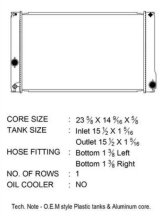 CSF Radiators 3775 Radiator, OE Replacement, Aluminum/Plastic, Natural, Toyota, Lexus, Each thumbnail 3