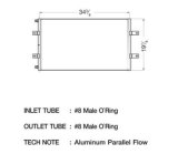 CSF Air Conditioning Condensers 10650 Condenser, Aluminum, Natural, Sterling, Each thumbnail 1