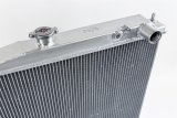 CSF High Performance All-Aluminum Radiators 7230 Radiator, High-Performance, Downflow, 2 Row, Aluminum, Satin Finish, Nissan, R33 Skyline GT-R, Each thumbnail 1