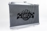 CSF High Performance All-Aluminum Radiators 7230 Radiator, High-Performance, Downflow, 2 Row, Aluminum, Satin Finish, Nissan, R33 Skyline GT-R, Each thumbnail 2