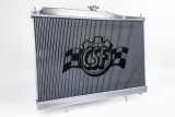 CSF High Performance All-Aluminum Radiators 7230 Radiator, High-Performance, Downflow, 2 Row, Aluminum, Satin Finish, Nissan, R33 Skyline GT-R, Each thumbnail 6