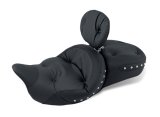Mustang Motorcycle Seats Powersports 79608 08-21 Harley Electra Glide Std,Rd Glide,Rd King,Str Glide Touring 1PC Seat w/Studs - Black thumbnail 1