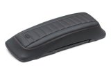 Mustang Motorcycle Products Deluxe Saddlebag Lid Covers 77637AB 97-13 HD FL Touring Tour-Pak (Pair) - Black w/ Red Stitching thumbnail 1