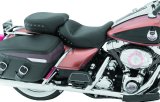 Mustang Motorcycle Products Squareback Double Diamond Stitched Seats 75299 08-24 HD FL Touring 1PC Seat - Black thumbnail 3