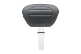 Mustang Motorcycle Products Super Touring Deluxe Driver Backrests 79012AB 08-21 HD Electra Glide,Rd Glide,Rd King,Str Glide Backrest - Black w/ Red Stitching thumbnail 1
