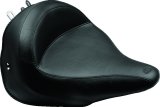 Mustang Motorcycle Seats Powersports 76232 05-17 Harley Deluxe (With Standard Rack) Harley Wide Touring Solo Seat - Black thumbnail 2
