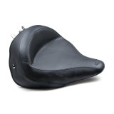 Mustang Motorcycle Seats Powersports 76232 05-17 Harley Deluxe (With Standard Rack) Harley Wide Touring Solo Seat - Black thumbnail 3