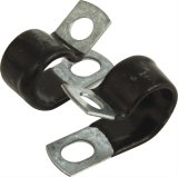 QuickCar Line Clamps 66-856 Clamps, Aluminum, Rubber Coated, .625 in. Hose Diameter, Set of 10 thumbnail 1