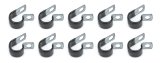 QuickCar Line Clamps 66-856 Clamps, Aluminum, Rubber Coated, .625 in. Hose Diameter, Set of 10 thumbnail 3