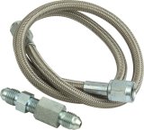 QuickCar Gauge Lines 61-71012 Line Kit, Stainless Steel Braided, -4 AN Ends, 12.0 in. Length, Kit thumbnail 2