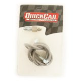 QuickCar Gauge Lines 61-71036 Line Kit, Stainless Steel Braided, -4 AN Ends, 36.0 in. Length, Kit thumbnail 1