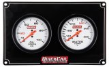 QuickCar Extreme Gauge Panels 61-7001 Panel, Extreme, Oil Pressure, Water Temperature, White Face, Analog, Pair thumbnail 1