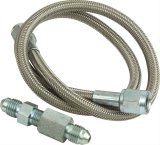 QuickCar Gauge Lines 61-71024 Line Kit, Stainless Steel Braided, -4 AN Ends, 24.0 in. Length, Kit thumbnail 1