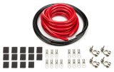 QuickCar Drag Kits 57-012 Battery Cable Kit, 2 AWG, 25 ft Red, 8 ft. Black Cable, 2 Battery Terminals, Gold-Plated Terminals, Kit thumbnail 3