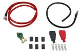 QuickCar Battery Cable Kits 57-002 Kit, 2 AWG, 6 ft. Red, 3 ft. Black Cable, Top Mount, 6 Gold-Plated Terminals, Kit thumbnail 1