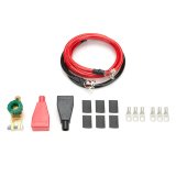 QuickCar Battery Cable Kits 57-002 Kit, 2 AWG, 6 ft. Red, 3 ft. Black Cable, Top Mount, 6 Gold-Plated Terminals, Kit thumbnail 2