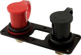 QuickCar Charging Posts 57-718 Remote Battery Jumper Terminals, Posts, 1.250 in. Mounting Hole Size, Flat Style Bracket, Pair thumbnail 2